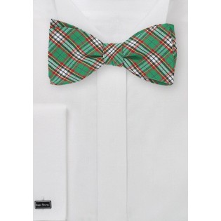 Scottish Tartan Plaid Bow Tie