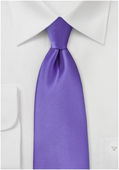 Freesia Purple Kids Sized Tie
