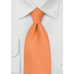 Apricot Orange Extra Long Tie