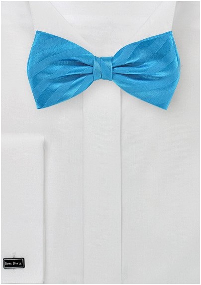 Men's Bow Tie in Malibu Blue