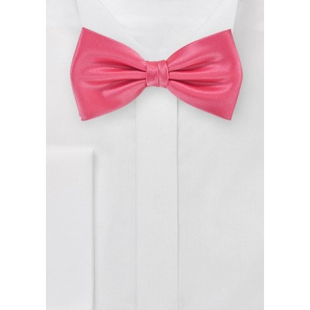 Bow Tie in Neon Coral