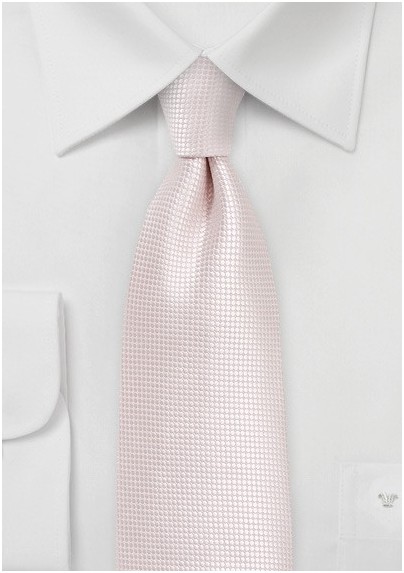 Textured Necktie in Heavenly Pink