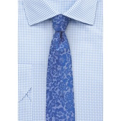 Floral Lace Tie in Blue