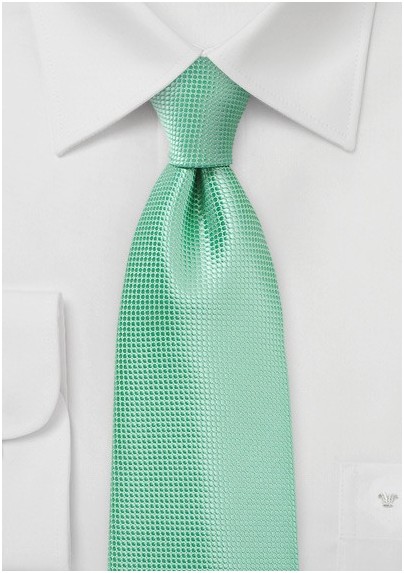 Winter Mint Tie for Kids