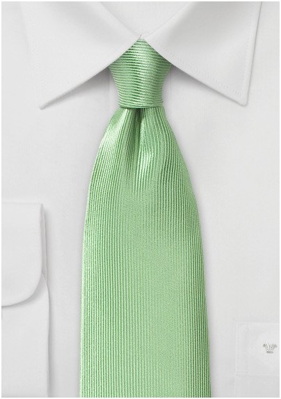 Tea Green Silk Tie