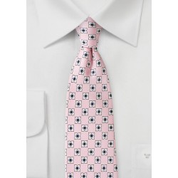 Cherry Blossom Pink Floral Tie