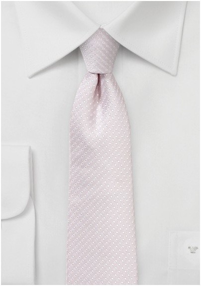 Petal Pink Skinny Tie