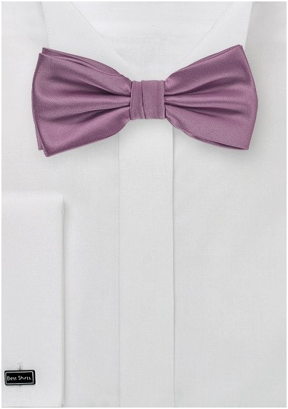 Bow Tie in Purple Rose Color