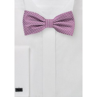 Raspberry Colored Bow Tie