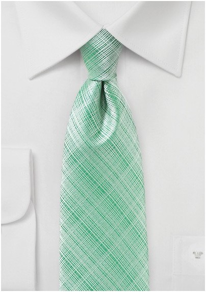 Modern Tie in Neptune Green