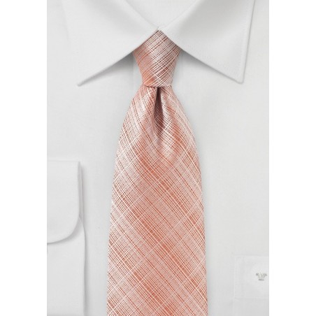 Salmon Colored Summer Tie