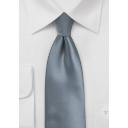 Classic Gray Extra Long Tie