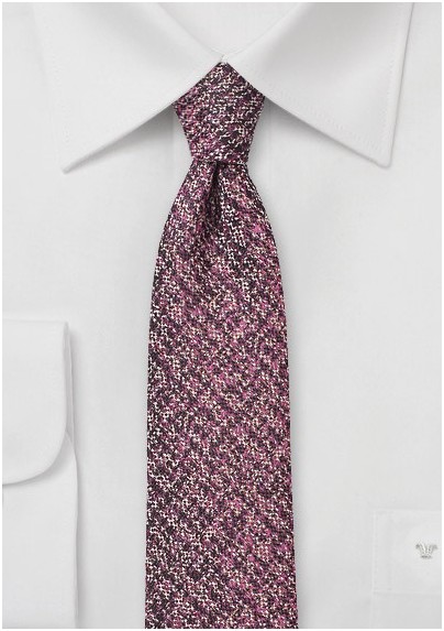 Port Red Tweed Tie