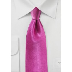 Solid Tie in Very Berry