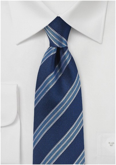 Blue Striped Tie by Parsley