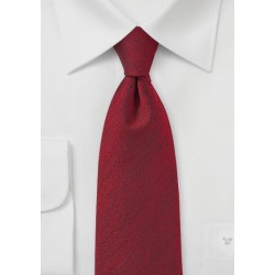 Rosewood Red Textured Tie