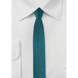 Coral Blue Super Skinny Tie