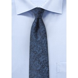 Designer Paisley Tie in Blue