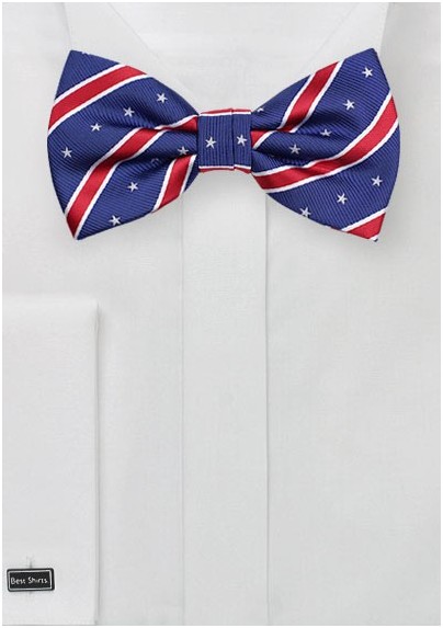 Trendy 4th of July Mens Bowtie