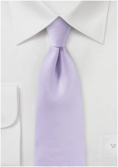 Sweet Lavender Solid Matte Mens Tie - Mens-Ties.com