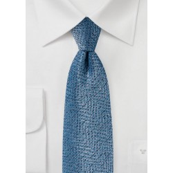 Blue and Aqua Textured Designer Tie
