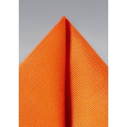 Bright Tangerine Suit Hanky