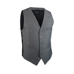 gray dress vest for men