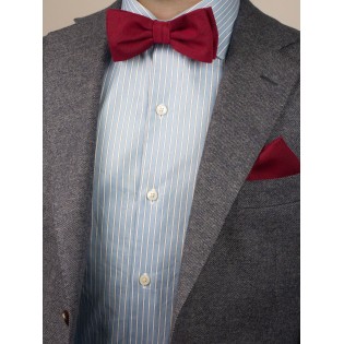 Brilliant Sedona Red Bow Tie Styled