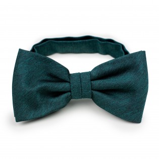 Woolen Bow Tie in Gem Green