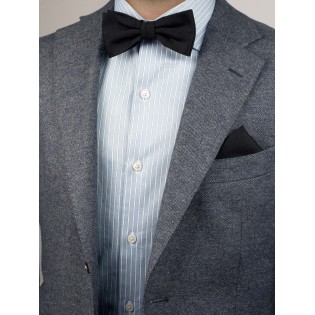 Contemporary Black Bow Tie Styled