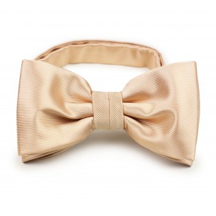 solid color bow tie in golden champagne