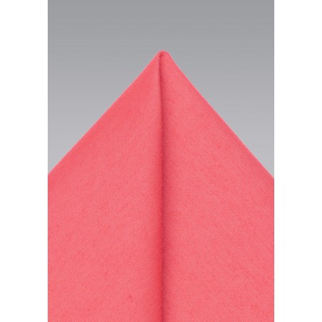 Summer Hanky in Sunset Coral
