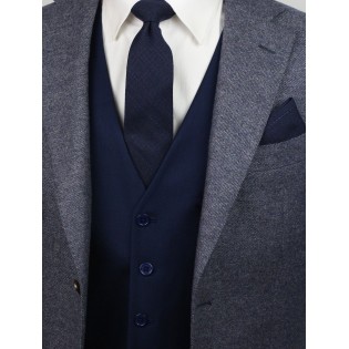 style tips for skinny navy blue ties