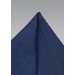 Classic Navy Hanky in Matte Finish