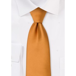 Extra Long Ties - Orange XL necktie
