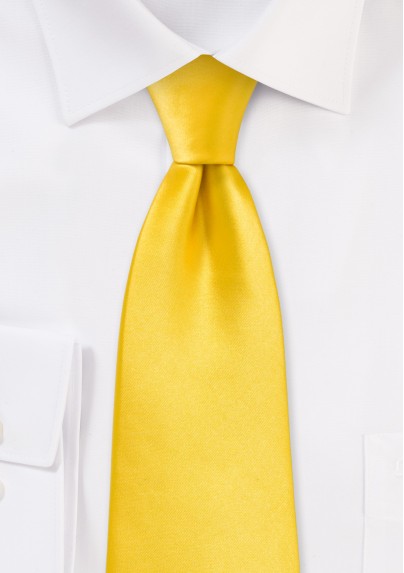 Michelsons of London ML0501002 Men's Grid Neck Tie in Yellow MSRP $65 