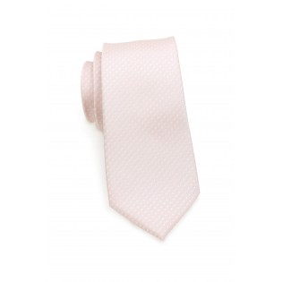 Blush Pink Pin Dot Tie