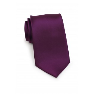 Bright Purple Necktie in Boys Size