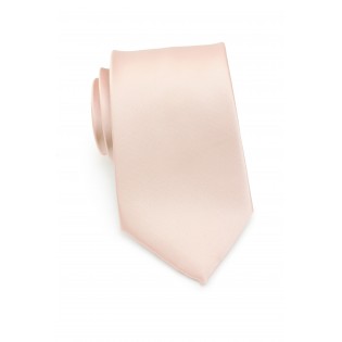Solid Necktie in Antique Blush