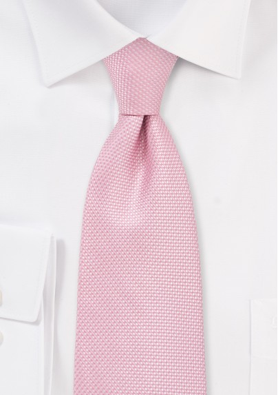 Pink Grenadine Textured Kids Tie
