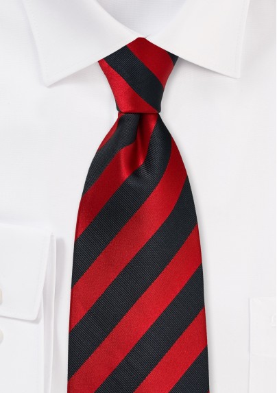 Red and Black Kids Tie