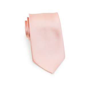 XL Tie in Peach Blush