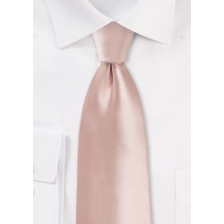 Peach Blush Pink Necktie
