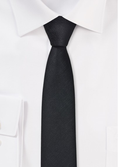 Ultra Skinny Tie in Black