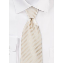 Wedding Neckties - Ivory Color Silk Tie