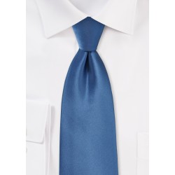 Steel Blue Color Neck Tie