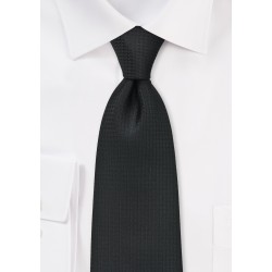 Modern and Textured Black Tie