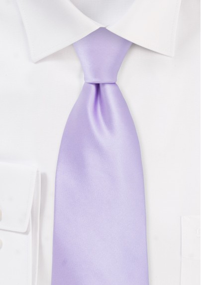 XL Tie in Soft Lavender