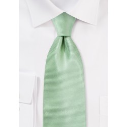 Extra Long Tie in Seacrest Green