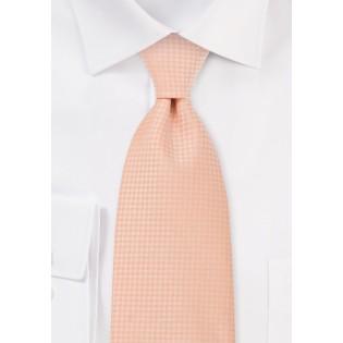 Light Orange Mens Necktie